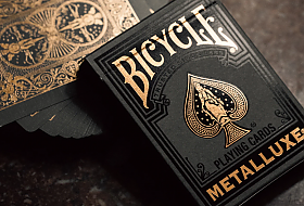 [Bicycle] 바이시클 블랙 메탈럭스 로즈골드